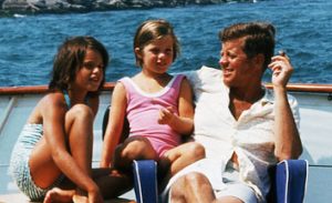 Maria-and-Caroline-and-JFK